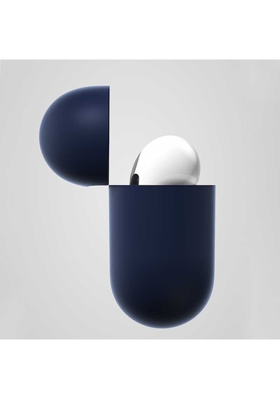 Apple Uyumlu AirPods 3 Kılıf Benks Liquid Silikon PC Kılıf ZORE-270294 Gri