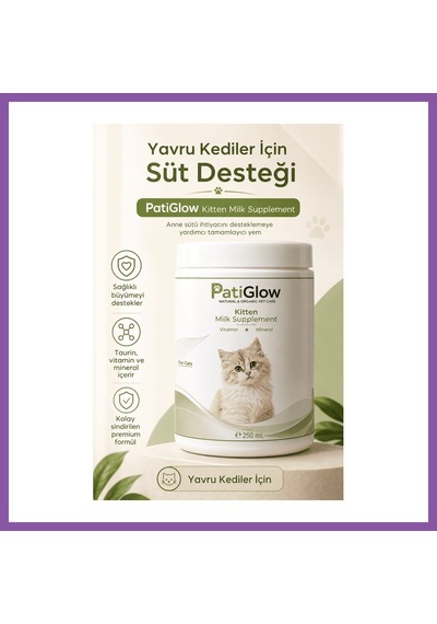 Patiglow Yavru Kedi Süt Tozu 250 G Bzoshb