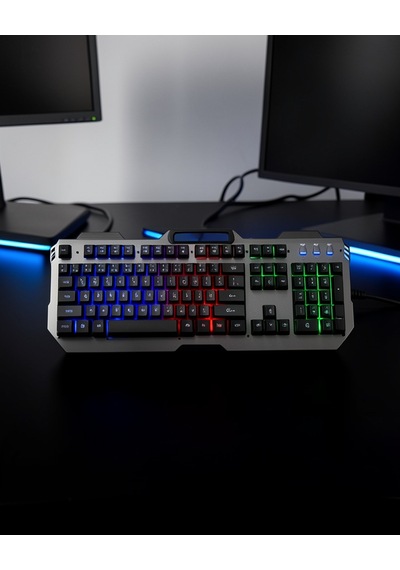 Oyuncu Klavye Seti Rgb Işıklı Q Tuş Dizilimi Uuczpg8018klavye3