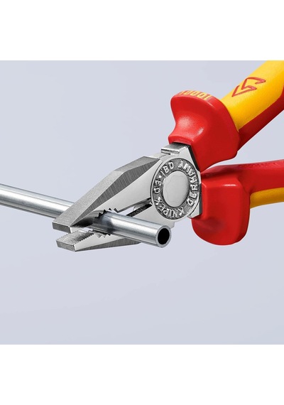Knipex Kombine Pense, Krom Kaplama, Çok Bileşenli Manşonlarla Izo