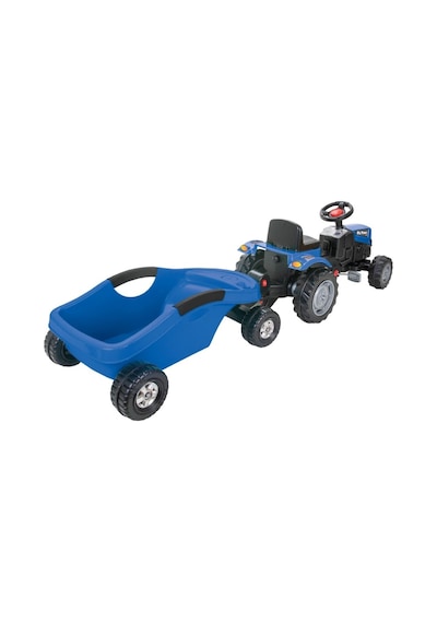 Pilsan Power Pedallı Big Trolley Römorklu Traktör Mavi Çok Renkli