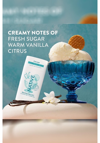 Native Italian Vanilla Gelato Alüminyumsuz Stick Deodorant 75gr