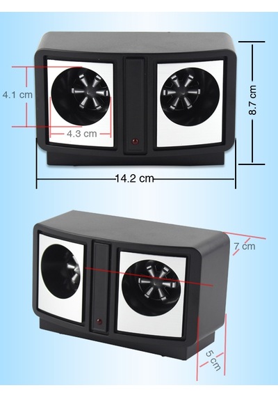 Igreen Dual Speaker Fare ve Haşere Kovucu + Eco Ultrasonik Fare ve Haşere Kovucu