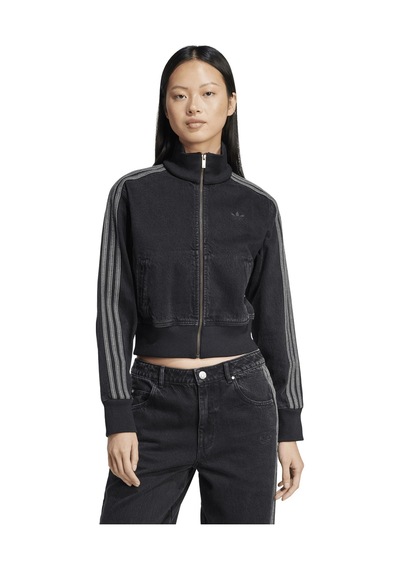 Adidas Jd3110-k Denım Tt Kadın Ceket Siyah