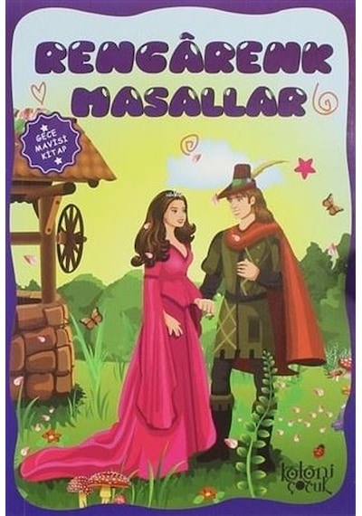 Rengarenk Masallar - Gece Mavisi Kitap - Ayşe Hüma Karaca - Koloni Çocuk Yayınları