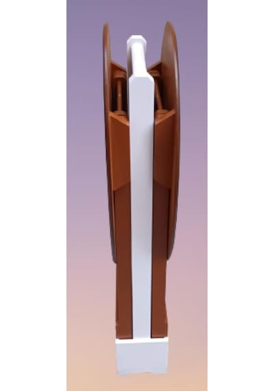 Çanta Zigon Sehpa Oval Model İkili Takım Ahşap Mdf Ceviz Renk Uyumu El Yapımı