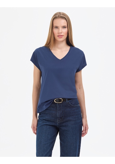 Pierre Cardin Kadın Lacivert Tişört Basic 50325454-vr033