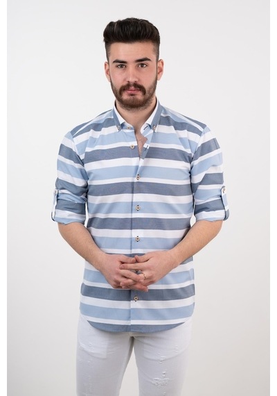 Bican Çizgili Gömlek (434102843)