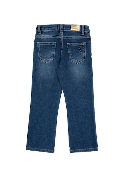 U.S. Polo Assn. Kız Çocuk Mavi Slim Flare Fit Jean Pantolon 50317872-DN0022