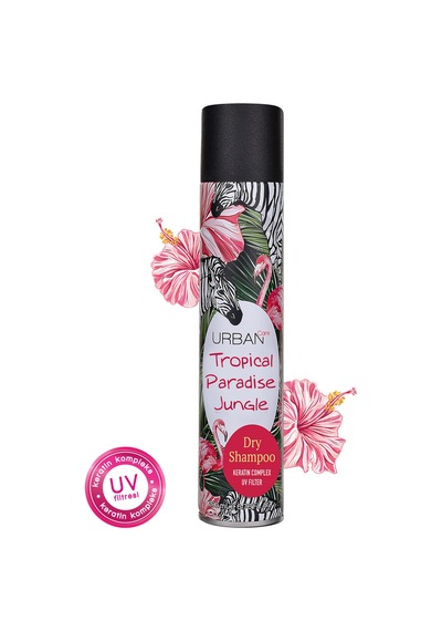 Tropik Meyve Ve Çiçek Kokulu Hacimlendirici Kuru Şampuan Seti 2x200ml- Vegan - Uv Korumalı