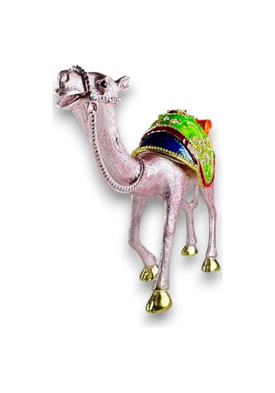 Taşlı Dekoratif Deve Biblo Lüks Ve Zarif Şık Tasarım Süs Eşyası Hediyelik Ev Dekor 13x18 CM 727651424