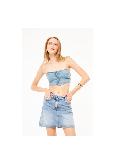Kutaf Kadın Denim Büstiyer 001