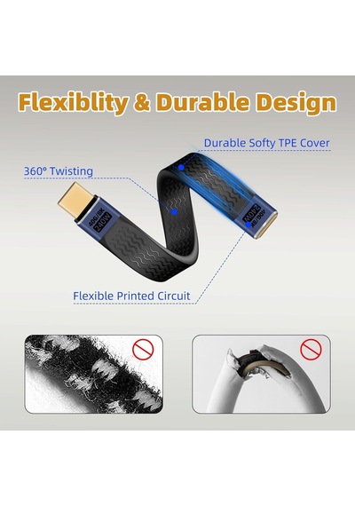 Usb4 Type-c Uzatma Kablosu 40gbps 240w 8k 60hz Erkek Dişi Usb-c Adaptör 15cm Pd Hızlı Şarj Thunderbolt 4 Uyumlu Tcu