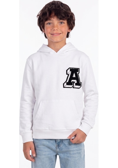 Onloox Erkek Beyaz Erkek Çocuk Beyaz Pamuklu Kapüşonlu Regular Kalıp Nakışlı Kanguru Cep Sweatshirt 9-14 Yaş Onloox Erkek Beyaz Erkek Çocuk Beyaz Pamuklu Kapüşonlu Regular Kalıp Nakışlı Kanguru Cep Sweatshirt 9-14 Yaş