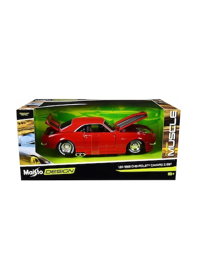 Maisto 1/24 1968 Chevrolet Camaro Z/28 Model Araba - Kırmızı