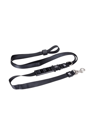 Swissplus Urban Paws Noir Black Hands-free Ayarlanabilir Köpek Kordonu 25mm Siyah