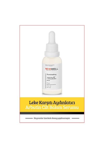 New Well Arbutin Leke Karşıtı Aydınlatıcı Cilt Bakım Serumu 30 ML