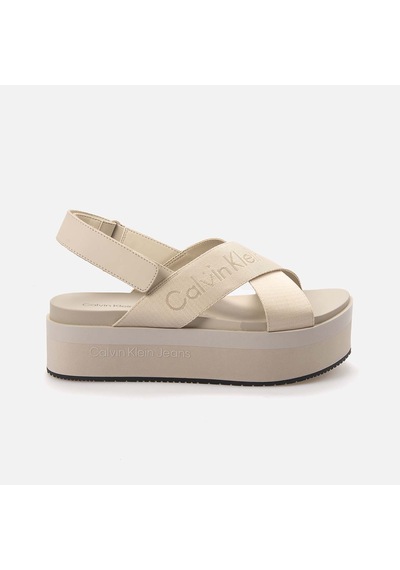 Calvin Klein Kadın Sandalet Yw0yw01362 Bej