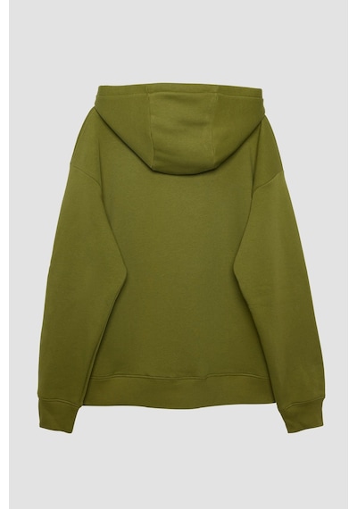 Tudors Unisex Oversize Geniş Kesim Pamuklu Yumuşak Dokulu İçi Polarlı Basic Yeşil Renk Kapüşonlu Sweatshirt-31465-yeşil Yeşil Tudors Unisex Oversize Geniş Kesim Pamuklu Yumuşak Dokulu İçi Polarlı Basic Yeşil Renk Kapüşonlu Sweatshirt-31465-yeşil Yeşil