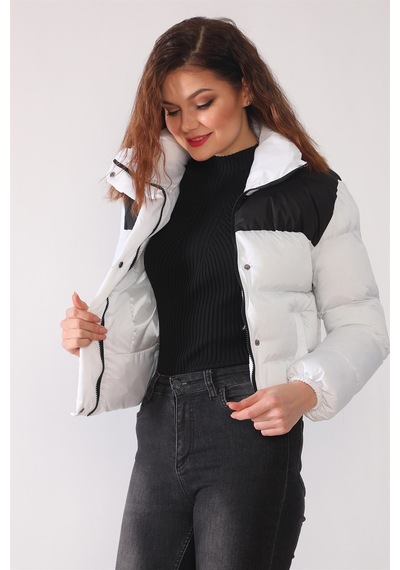 Dewberry Z6649 Kadın Kısa Mont
