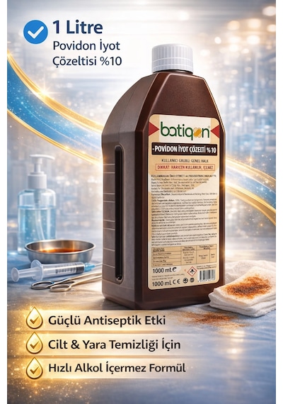 Batiqon Povidon Iyot Çözelti 1 L