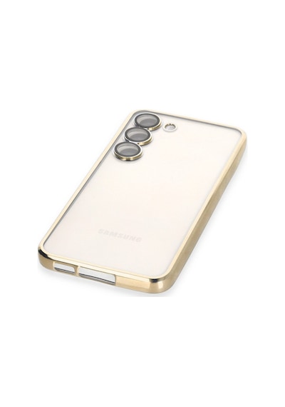 Samsung Galaxy Uyumlu , S23 Plus Kılıf Razer Lensli Silikon - Gold