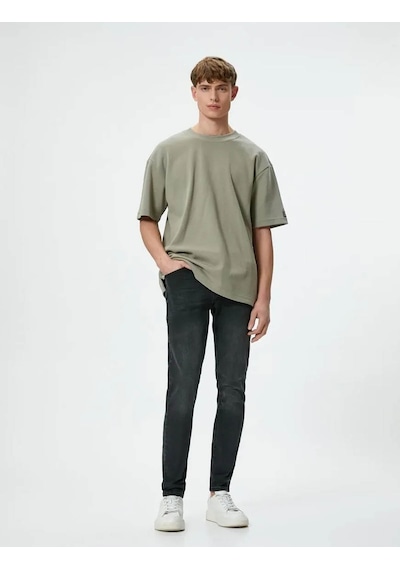 Koton Erkek Jean Pantolon Siyah 4sam40005nd Michael Jean 24yy59000083 Y5901 Siyah