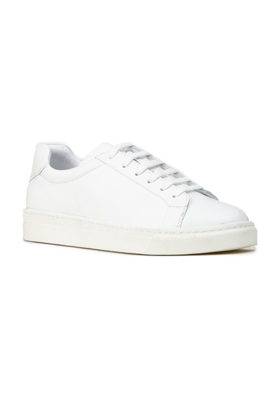 Deery Erkek Hakiki Deri Beyaz Sneaker Ayakkabı - 02018mbyzc01 Beyaz