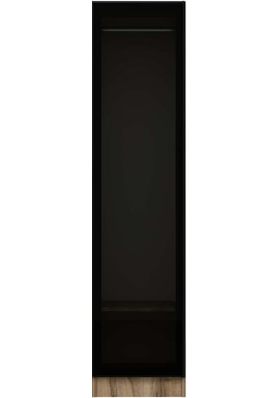 Minar Kale 1 Kapaklı Dolap Dore - Füme Cam 210cm Ceviz