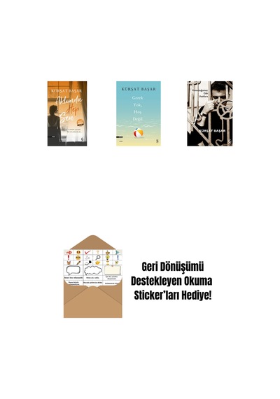Aklımda Hep Sen Midi Boy + Gerek Yok, Hoş Değil + Konuştuğumuz Gibi Uzaklara + Okuma Sticker'ları