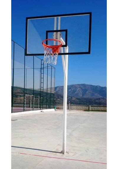 Basketbol Potası Sabit Çember 105x180 10 MM Cam