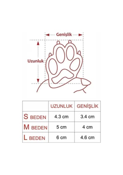 Kedi Ve Köpekler İçin Pati Ayakkabısı, Silikon Kaymaz Taban Cırt Cırtlı Pati Ayakkabısı