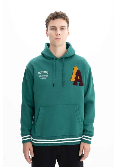 AR-MA Arma Erkek Relax Fit 3 İplik Kapşonlu Kanguru Cepli Sweatshirt 001