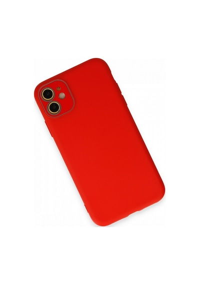 FitCase Apple Uyumlu iPhone 11 Glass Kamera Korumalı Lansman Silikon Kapak
