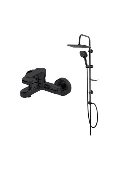 Siyah Banyo Bataryası İle Modern Tasarım 6998