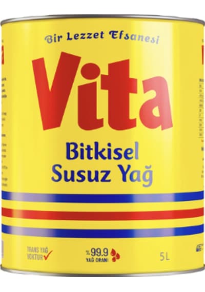 Bitkisel Katı Susuz Margarin 5 L