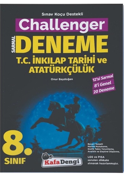 Kafa Dengi Yayınları 8. Sınıf Challenger Inkılap Tarihi Ve Atatür