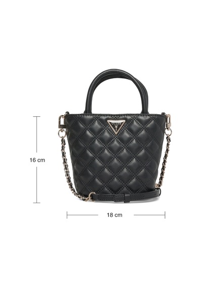 Guess Giully Kadın Tote Çapraz Çanta Hwqg9673760 Siyah