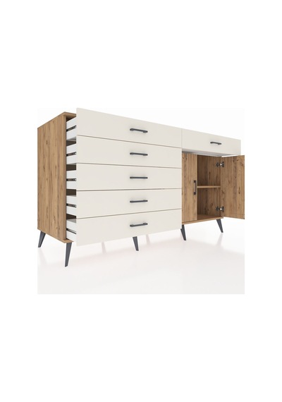 Kronos Konsol Tek Raflı 6 Çekmeceli 2 Kapaklı 176x59x99 Çam-çam/a Çam-çam/aytaşı Kronos Konsol Tek Raflı 6 Çekmeceli 2 Kapaklı 176x59x99 Çam-çam/a Çam-çam/aytaşı