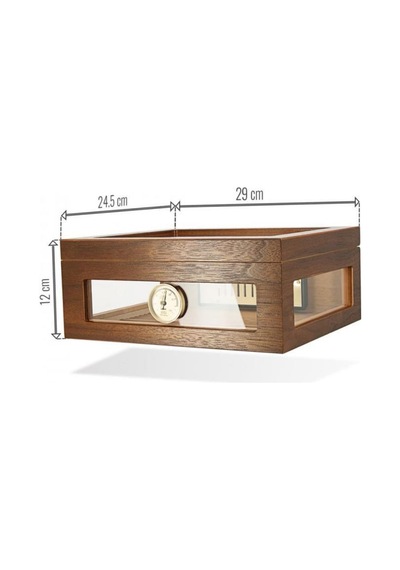 Adorini Treviso Walnut Humıdor Puro Kutusu