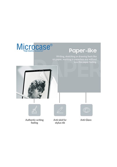 Samsung Uyumlu Tab S7 FE T733 12.4" Paper Like Kağıt His Mat Film AL3289