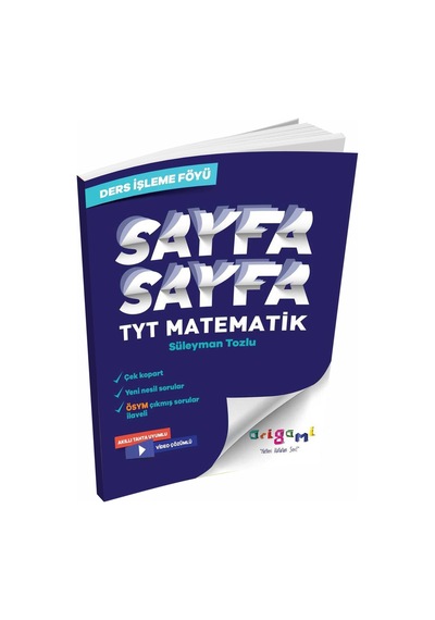Tammat Yayıncılık TYT Sayfa Sayfa Matematik Ders İşleme Föyü