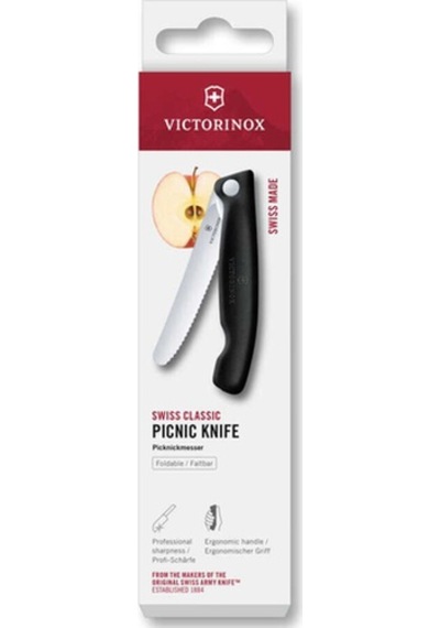Victorinox 6.7833.f Swiss Classic 11cm Tırtıklı Piknik Bıçağı Renkli