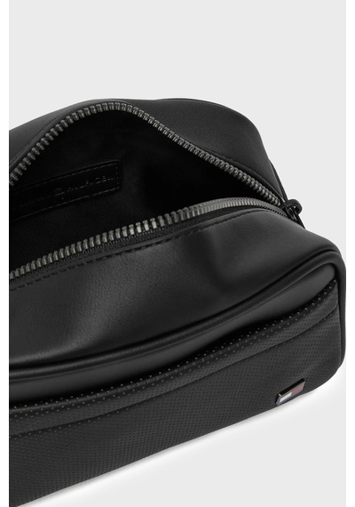 Tommy Hilfiger Logolu Tek Saplı Aksesuar Çanta Erkek Çanta Am0am14764 Bds Siyah