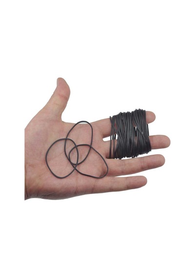 Siyah Paket Lastiği 70mm 3000 Adet