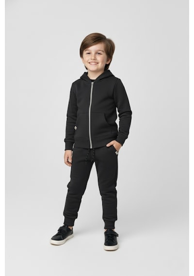Mnk Baby & Kids Erkek Çocuk Fermuar Kapamalı Kapüşonlu Mevsimlik Eşofman Takımı M00765 Füme Mnk Baby & Kids Erkek Çocuk Fermuar Kapamalı Kapüşonlu Mevsimlik Eşofman Takımı M00765 Füme