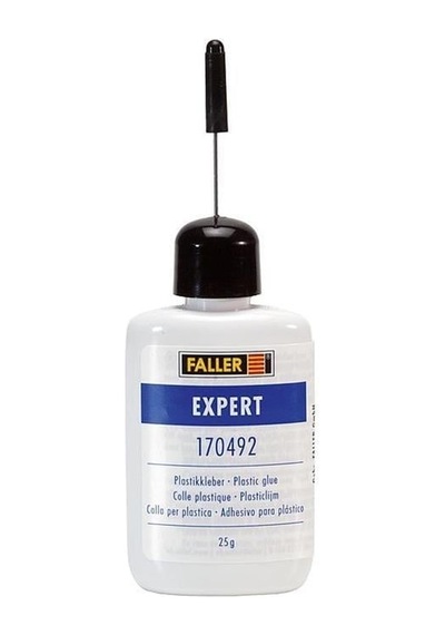 Faller 170492 Expert İğne Uclu Plastik Yapıştırıcısı, 25 Gram