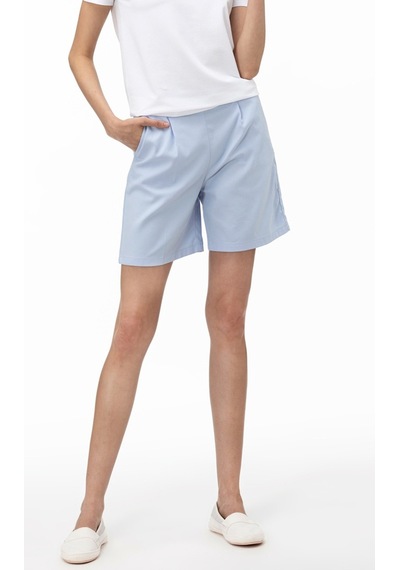 Lacoste Women's Cotton Shorts Kadın Cepli Şort Açık Mavi