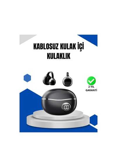 Bluetooth 5.4 Kablosuz Kulaklık Açık Kulak Güvenli Tasarım Ve Hızlı Şarj Özelliği Renk