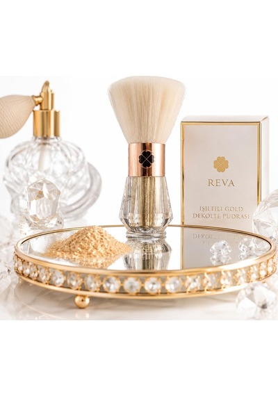 Işıltılı Altın Simli Dekolte Vücut Pudrası - Gold Explosion For Decollete - Vegan & Temiz İçerik - Pudra Diğer